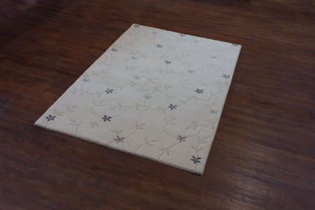 Hand-Knotted Nepalese 60 Knot Rug From Nepal