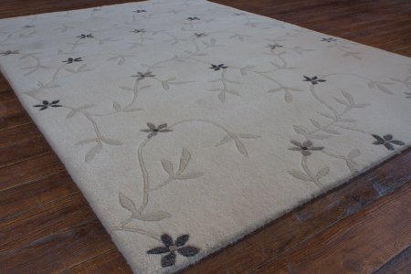Hand-Knotted Nepalese 60 Knot Rug From Nepal