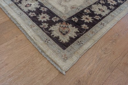 Hand-Knotted Ziegler Rug From Afghanistan
