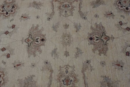 Hand-Knotted Ziegler Rug From Afghanistan