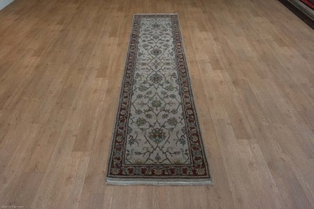 Hand-Knotted Jaipur Rug From India