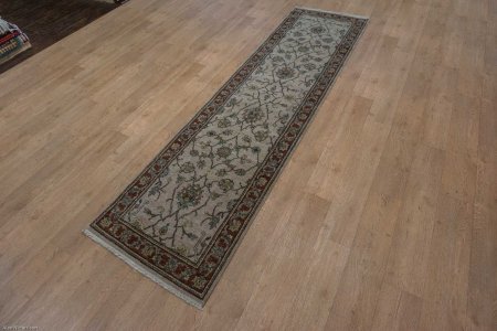 Hand-Knotted Jaipur Rug From India