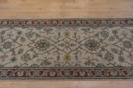 Hand-Knotted Jaipur Rug From India