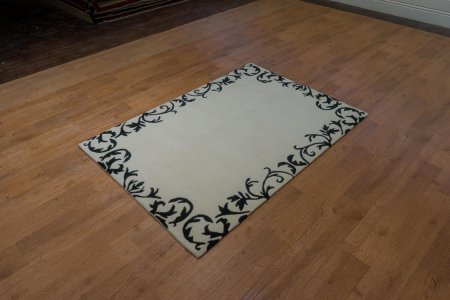 Hand-Knotted Nepalese 60 Knot Rug From Nepal