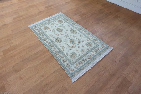Hand-Knotted Tabriz Rug From Iran (Persian)
