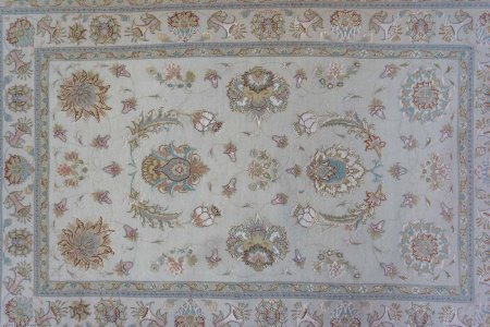 Hand-Knotted Tabriz Rug From Iran (Persian)