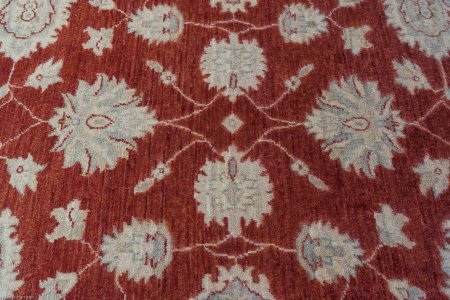 Hand-Knotted Ziegler Rug From Afghanistan