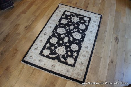 Hand-Knotted Ziegler Rug From Afghanistan