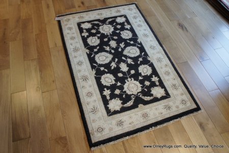 Hand-Knotted Ziegler Rug From Afghanistan