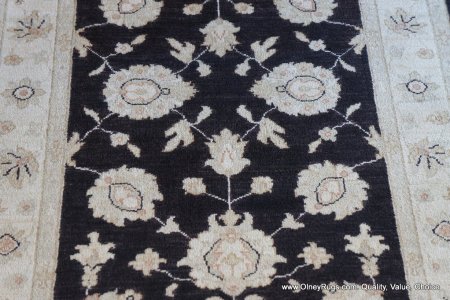 Hand-Knotted Ziegler Rug From Afghanistan