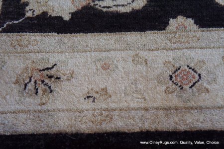 Hand-Knotted Ziegler Rug From Afghanistan