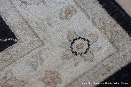 Hand-Knotted Ziegler Rug From Afghanistan