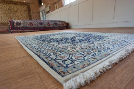 Hand-Knotted Nain Rug From Iran (Persian)