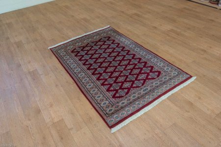Hand-Knotted Jaldar Rug From Pakistan