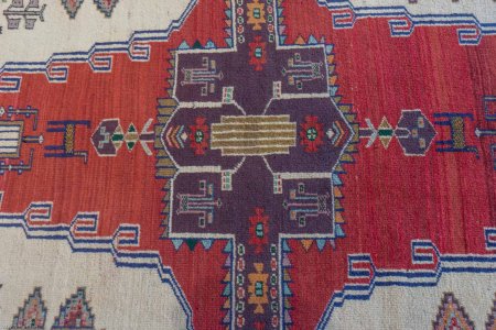 Hand-Knotted Meshed Baluch Rug From Iran (Persian)