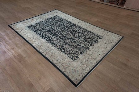 Hand-Knotted Ziegler Rug From Afghanistan