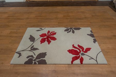 Hand-Knotted Nepalese 60 Knot Rug From Nepal