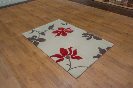 Hand-Knotted Nepalese 60 Knot Rug From Nepal