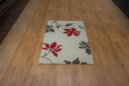 Hand-Knotted Nepalese 60 Knot Rug From Nepal
