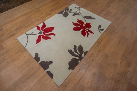 Hand-Knotted Nepalese 60 Knot Rug From Nepal