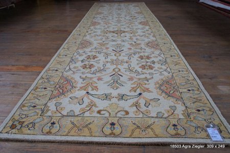 Hand-Knotted Simla Kilim From India