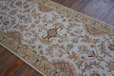 Hand-Knotted Simla Kilim From India