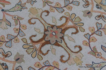 Hand-Knotted Simla Kilim From India