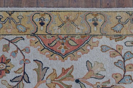 Hand-Knotted Simla Kilim From India