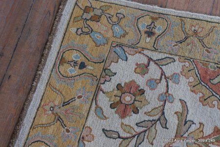 Hand-Knotted Simla Kilim From India