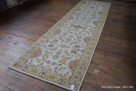 Hand-Knotted Simla Kilim From India
