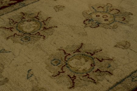 Hand-Knotted Ziegler Runner From Afghanistan