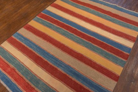 Hand-Woven Qashgai Kilim From Iran (Persian)