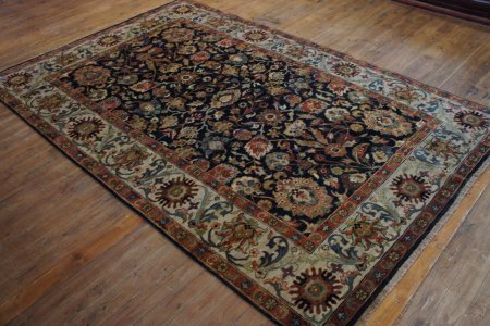 Hand Knotted Agra Dynasty Rug From India
