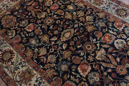 Hand Knotted Agra Dynasty Rug From India