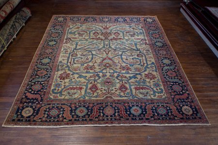 Hand-Knotted Mamluk Rug From India