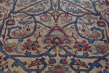 Hand-Knotted Mamluk Rug From India