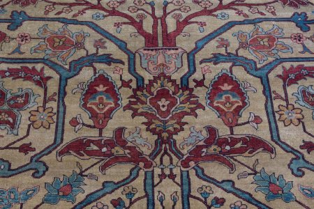 Hand-Knotted Mamluk Rug From India