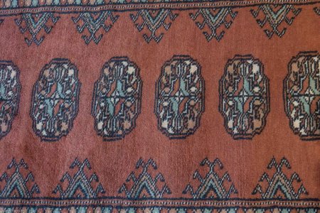 Hand-Knotted Bokhara Runner From Pakistan
