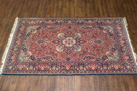 Antique Kashan Rug From Iran (Persian)