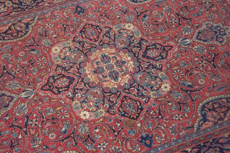Antique Kashan Rug From Iran (Persian)