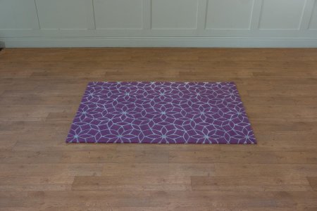 Hand-Knotted Tinchuli Rug From Nepal