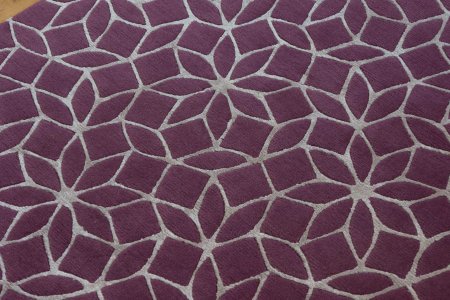 Hand-Knotted Tinchuli Rug From Nepal
