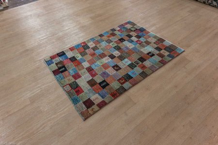Hand-Knotted Gabbeh Rug From Iran (Persian)