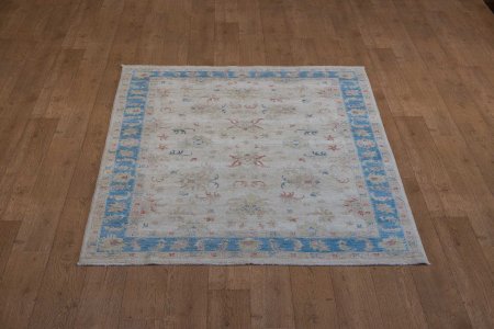 Hand-Knotted Sultanabad Rug From Afghanistan