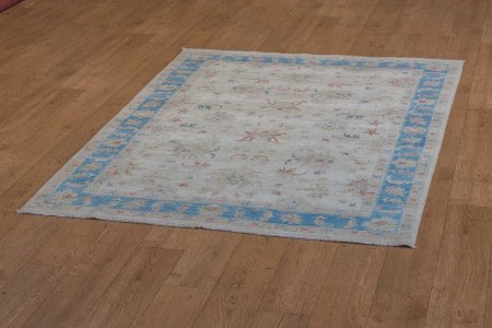 Hand-Knotted Sultanabad Rug From Afghanistan