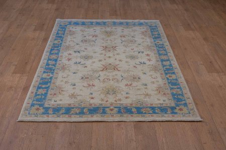 Hand-Knotted Sultanabad Rug From Afghanistan