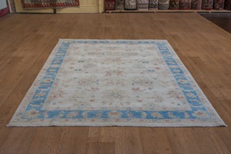 Hand-Knotted Sultanabad Rug From Afghanistan