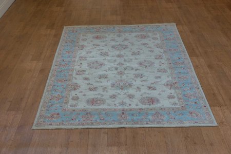 Hand-Knotted Sultanabad Rug From Afghanistan