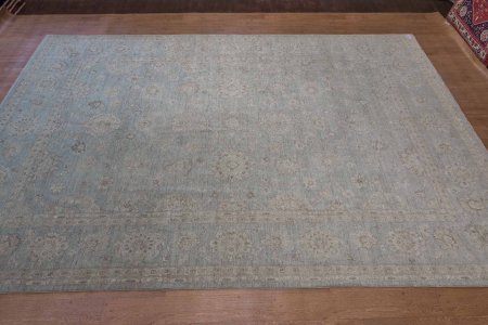 Hand-Knotted Pasha Ziegler Rug From Afghanistan