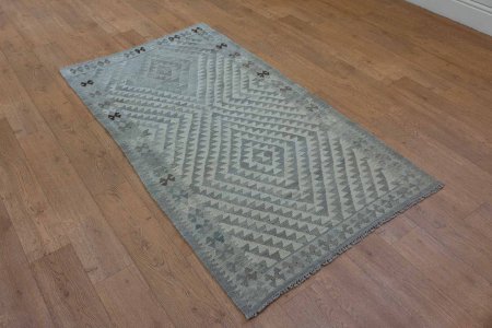 Hand-Woven Mazar Kilim From Afghanistan